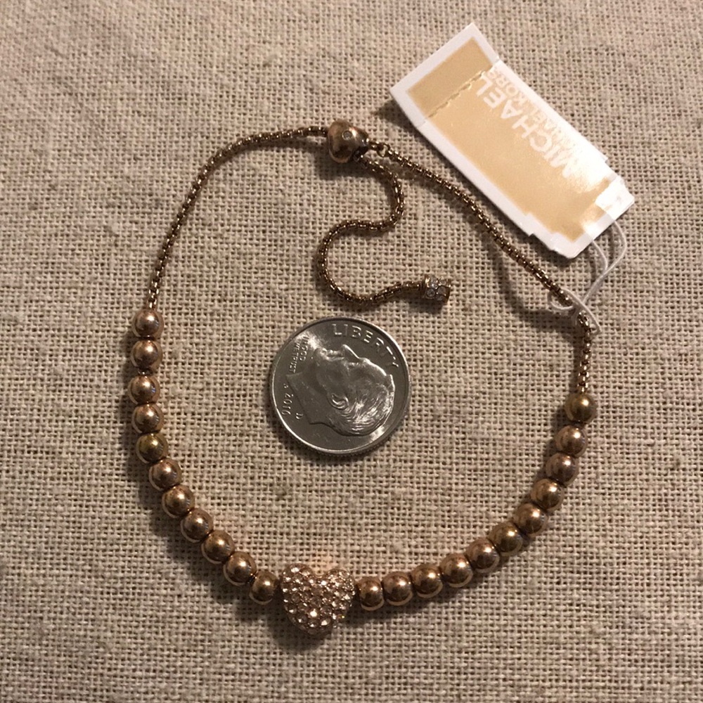 MICHAEL KORS “PAVE HEART” BRACELET - Picture 6 of 7
